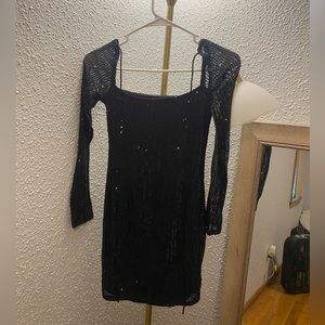COPY - Sparkly Black LUCY IN THE SKY DRESS